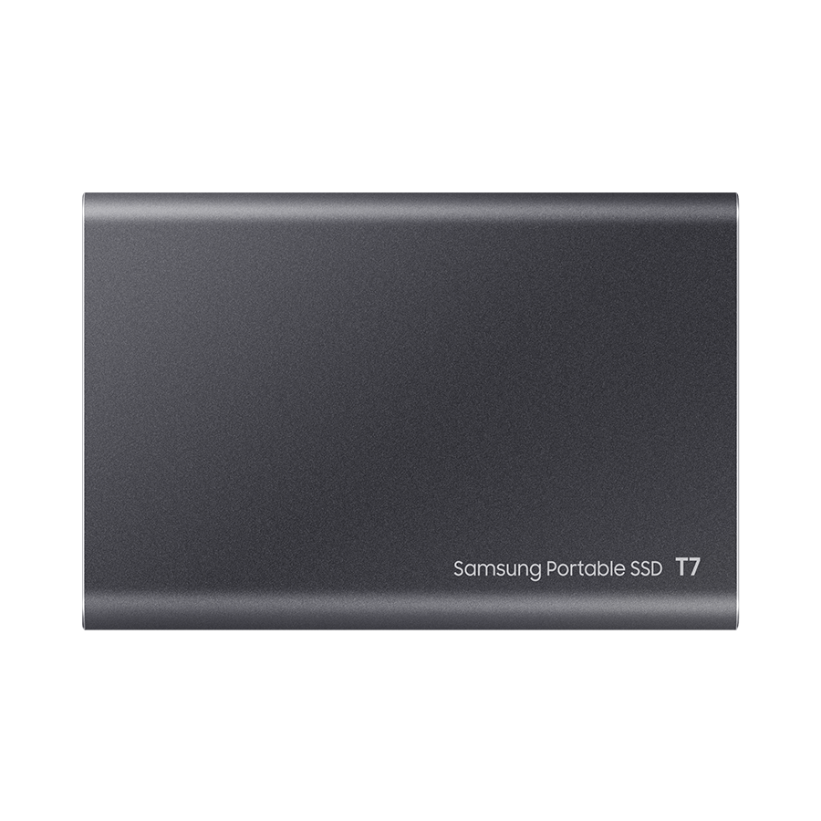 EXT.SSD SAMSUNG Portable T7 2TB USB 3.2 Gen 2 Sequential Read/Write : Up to 1,050MB/sec /Up to 1,000 MB/sec/titan grey/MU-PC2T0T/WW