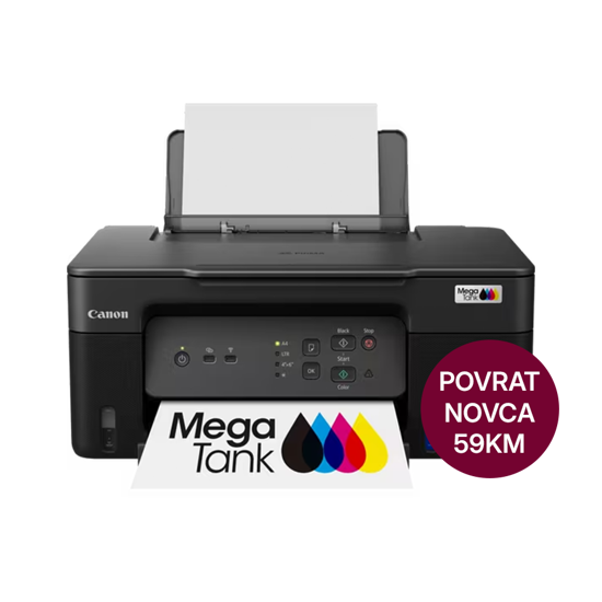 Picture of Printer Canon Pixma MFP G3430 Print/scan/copy 11str/min B-W, 6str/min color. USB+WiFi Tinte GI-41