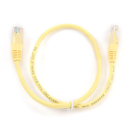 Patch kabl GEMBIRD PP12-1M/Y, 1m, cat.5e, yellow - Image 2