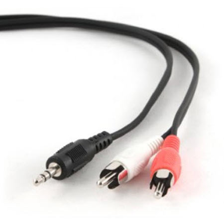 Audio kabl GEMBIRD CCA-458-15M, 3,5mm stereo to 2 phono, 15m