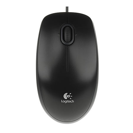 Miš LOGITECH B110, USB, optical, black, 800 dpi, 910-001246, 910-005508 - Image 2