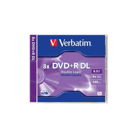 DVD+R DL, VERBATIM,8,5 GB,8X,MATT SILVER JC - Image 2