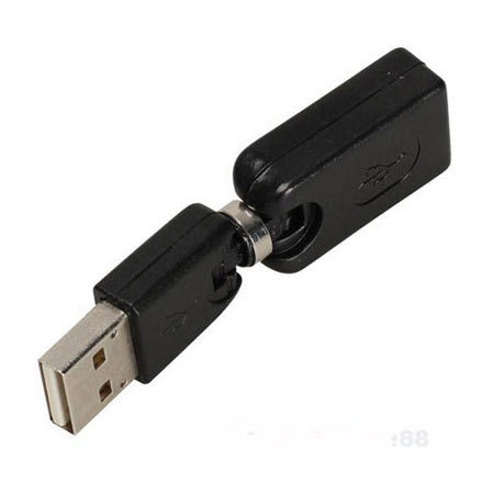 USB 2.0 Male to Female AMAF 360 stepeni fleksibilni rotacioni konektor - Image 2