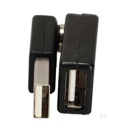 USB 2.0 Male to Female AMAF 360 stepeni fleksibilni rotacioni konektor - Image 3
