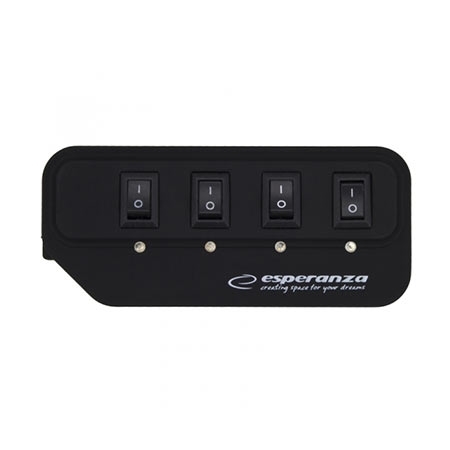 USB HUB ESPERANZA, 4 portni sa prekidačima, EA127 - Image 2