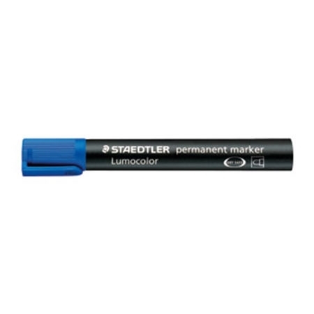 MARKER STAEDTLER LUMOC.352-3,PLAVI,OKRUGLI VRH