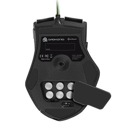 Miš SHARKOON gaming Drakonia Mouse LAS U, laserski, 5000 dpi, 11 buttons, USB - Image 5