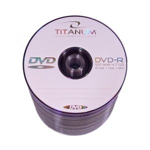DVD-R TITANUM 4,7 GB X8, spindle 100 kom, 1068