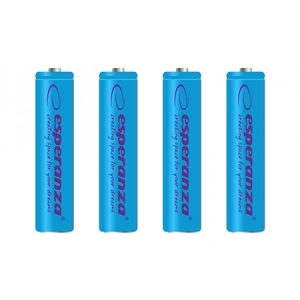 Punjive baterije ESPERANZA RECHARGEABLE Ni-MH AAA 1000MAH 4kom. blue, EZA102B
