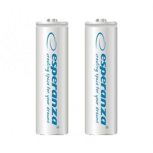 Punjive baterije ESPERANZA RECHARGEABLE Ni-MH AA 2000MAH 2kom. white, EZA103W