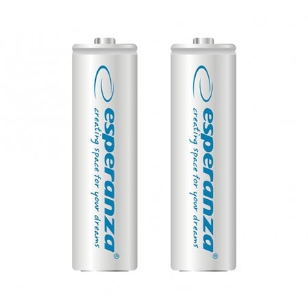 Punjive baterije ESPERANZA RECHARGEABLE Ni-MH AA 2000MAH 2kom. white, EZA103W