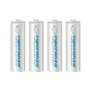 Punjive baterije ESPERANZA RECHARGEABLE Ni-MH AA 2000MAH 4kom. white, EZA104W