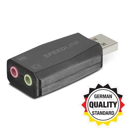 Zvučna kartica SPEEDLINK VIGO USB Sound Card, black, SL-8850-BK-01 - Image 5