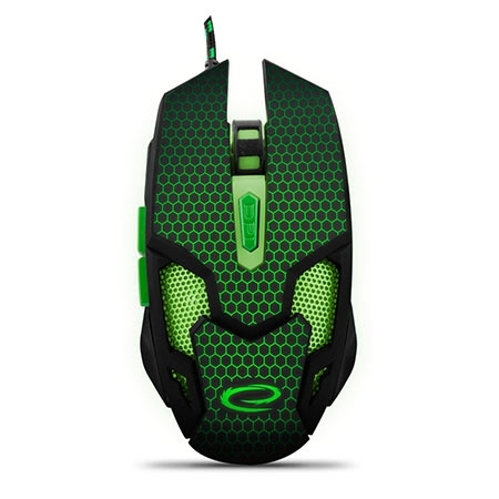 Miš ESPERANZA GAMING COBRA 6D MX207, 2400dpi, GREEN, ergonomic, EGM207G - Image 5