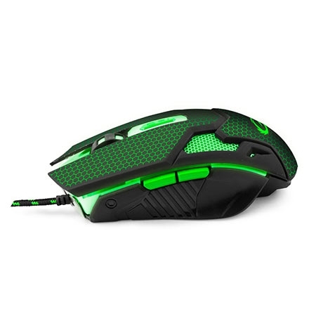 Miš ESPERANZA GAMING COBRA 6D MX207, 2400dpi, GREEN, ergonomic, EGM207G - Image 7