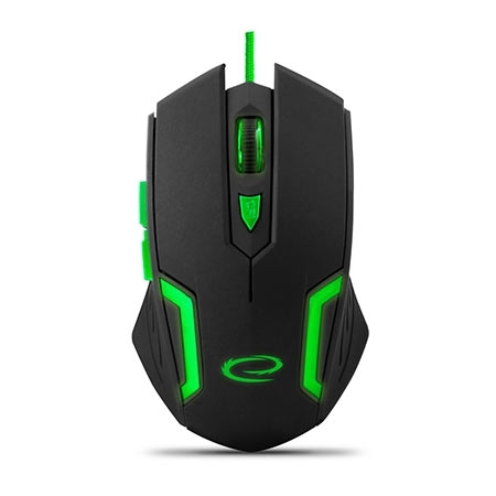 Miš ESPERANZA GAMING FIGHTER 6D MX205, GREEN, 2400dpi, ergonomic, EGM205G - Image 5