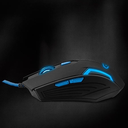 Miš ESPERANZA GAMING FIGHTER 6D MX205, BLUE, 2400dpi, ergonomic, EGM205B - Image 2