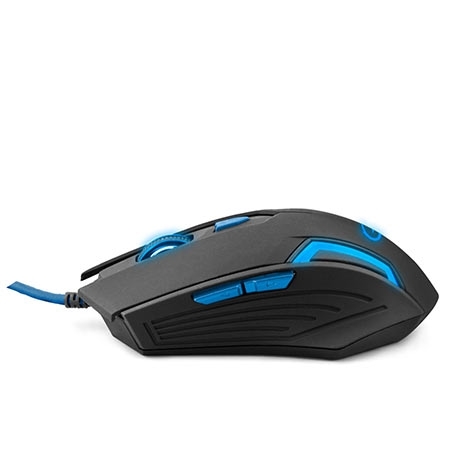 Miš ESPERANZA GAMING FIGHTER 6D MX205, BLUE, 2400dpi, ergonomic, EGM205B - Image 6