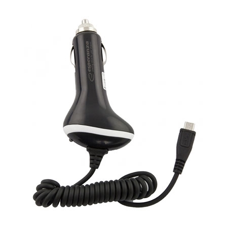 Auto Punjač ESPERANZA, micro USB, In 12/24V, Out 5V 1A, EZ109 - Image 2