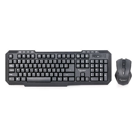 Tastatura + miš wireless GEMBIRD, KBS-WM-02 multimedia USA layout - Image 2