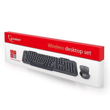 Tastatura + miš wireless GEMBIRD, KBS-WM-02 multimedia USA layout - Image 4