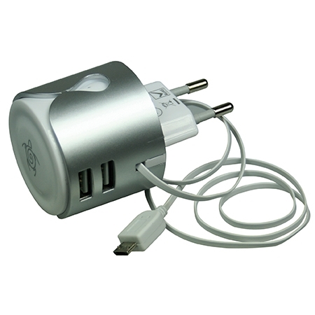 Mediacom Punjač Triple - USB M-ZUSBCH3R - Image 2