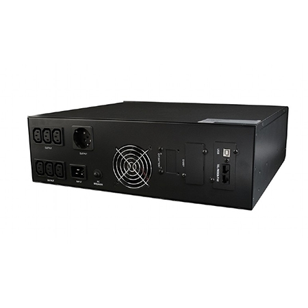 UPS GEMBIRD EG-UPSRACK-12, Rack UPS, 2000 VA, black 1200W, AVR, USB, LCD display - Image 3