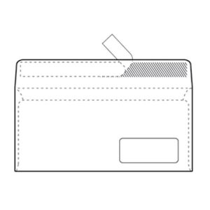 KOVERTA ABT STRIP 110X230 P.D. (01084)