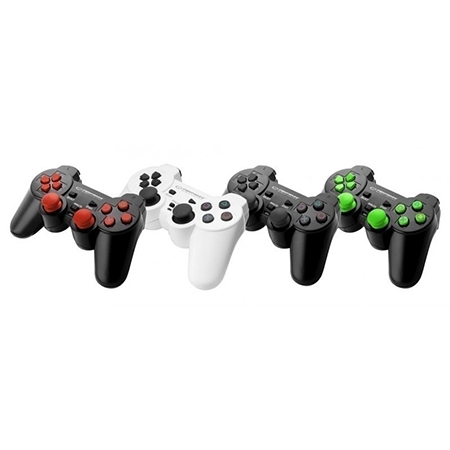 Game Pad ESPERANZA CORSAIR, vibration, PS2/PS3/PC, USB, black/green, EGG106G - Image 2