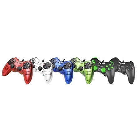 Game Pad ESPERANZA FIGHTER, vibration, PC, USB, blue, EGG105B - Image 2