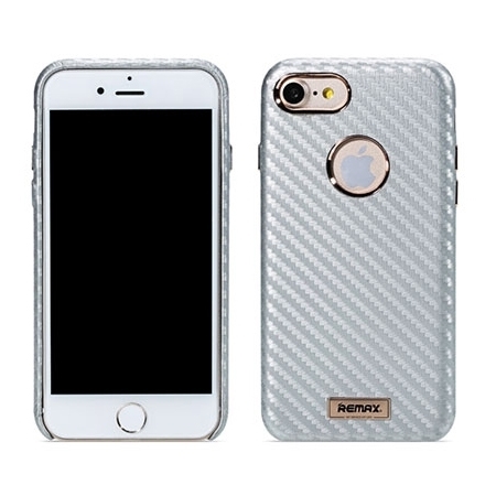 Zaštitna futrola Remax carbon case iPhone 7 silver - Image 2
