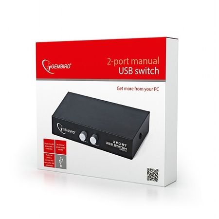 Manual USB data 2port switch 2>1, GEMBIRD, DSU-21 - Image 3