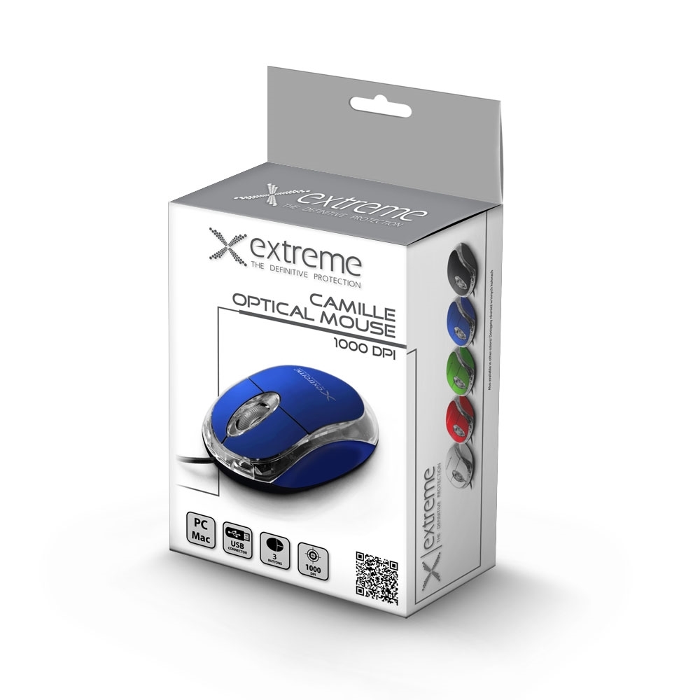 Miš EXTREME 3D, illuminated, USB, Optical, 1000dpi, blue, XM102B - Image 2