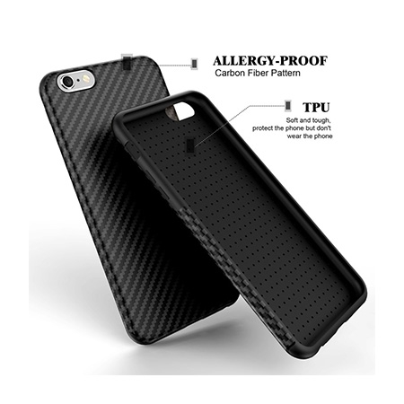Zaštitna futrola carbon iPhone 7 black