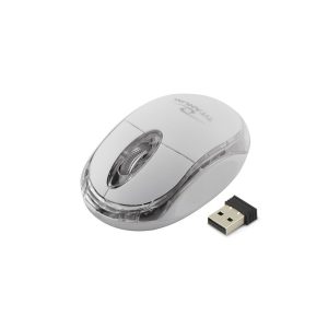 Miš wireless TITANUM 3D CONDOR, optical, white, 1000 dpi, TM120W