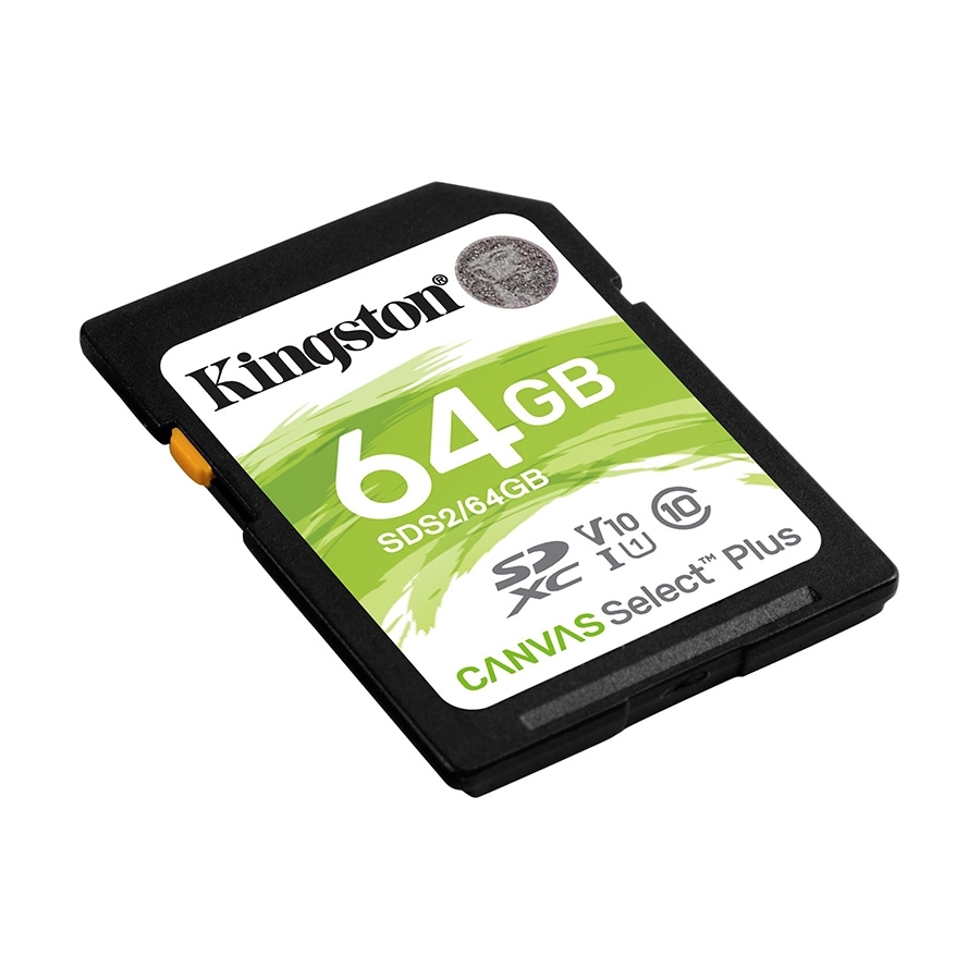 Kingston SD 64GB Class 10 Canvas Select Plus 100MBs Read,Class 10 UHS-I SDS2/64GB - Image 2