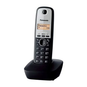 KX-TG1911FXG Panasonic telefon crni.  1,25" LCD ekran, Tel. imenik 50 brojeva, prikaz pozivnog broja na čekanju. Mute.