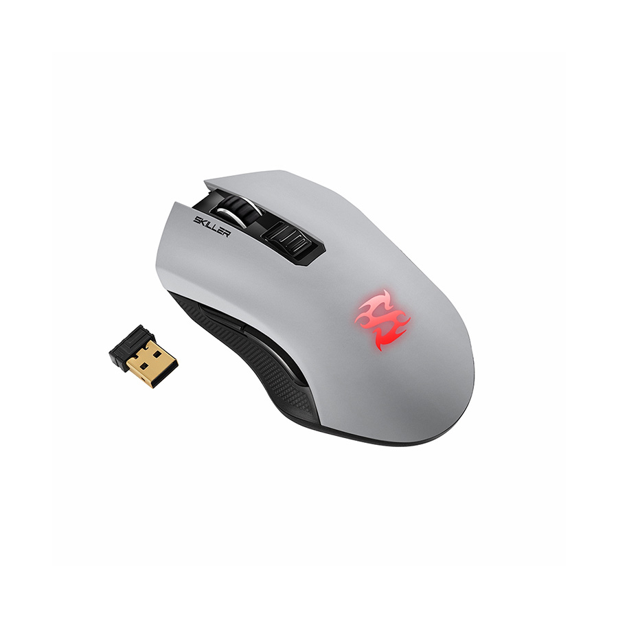 Miš SHARKOON gaming Skiller SGM3, grey, optical, 6000 dpi, 7 buttons, USB - Image 2