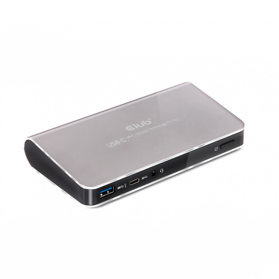 Docking station Club 3D USB TYPE C 3.1 GEN 1 MST SINGLE 4K30HZ DUAL 1200P CHARGING DOCK 60W CSV-1560 - Image 2