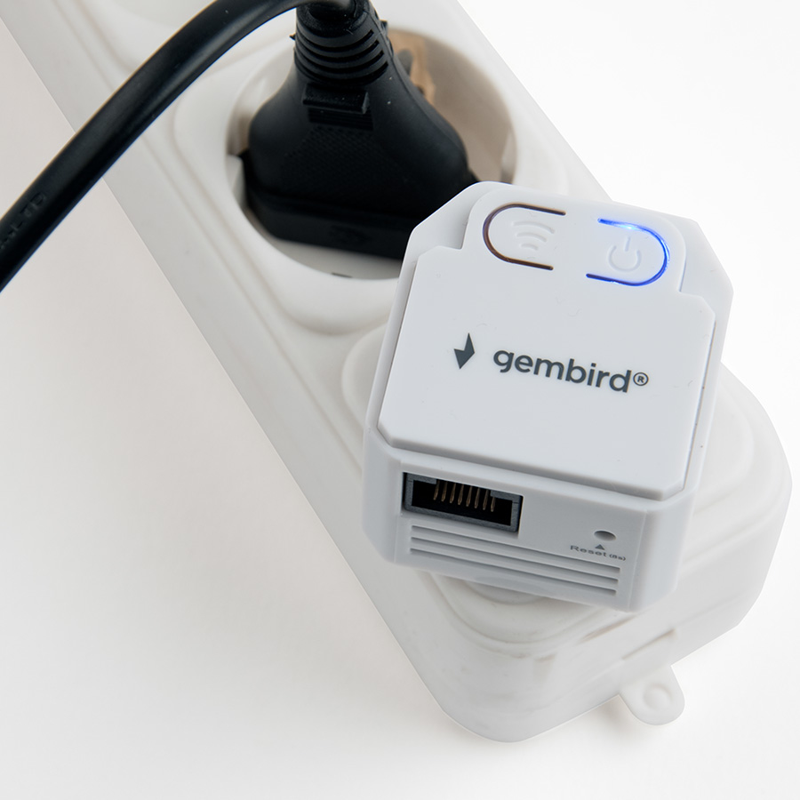 WLAN repeater Gembird WNP-RP300-03, 300 Mbps, white - Image 2