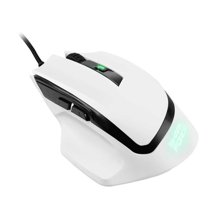 Miš SHARKOON gaming SHARK Force II white OPT U - Image 2