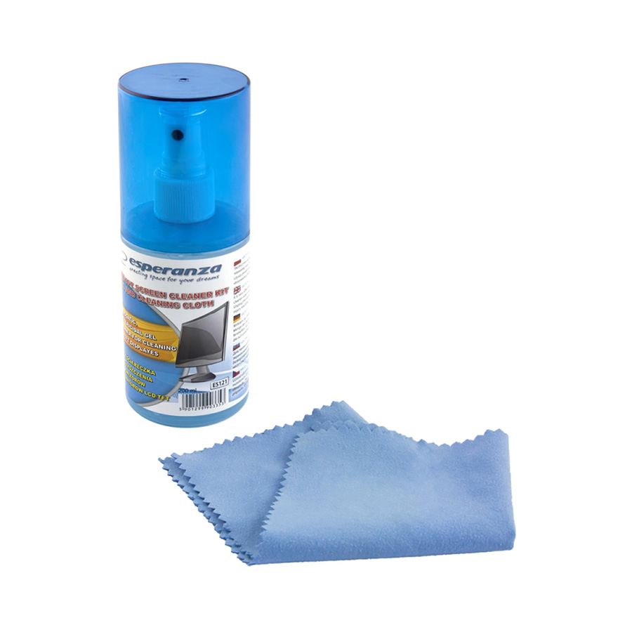 Pribor za čišćenje LCD/TFT ekrana ESPERANZA SCREEN CLEANER KIT, GEL, ES121
