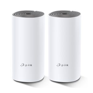 Access Point TP-Link AC1200 Whole-Home Mesh Wi-Fi System, 300Mbps at 2.4GHz, 2 10/100Mbps Ports, 2 internal antennas,MU-MIMO, DECO-E4(2-PACK)