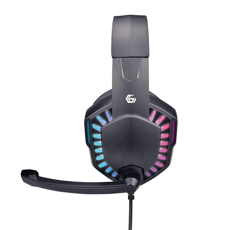 Slušalice sa mikrofonom GEMBIRD gaming RGB, volume control, matte black, PC, PS4, GHS-06 - Image 3