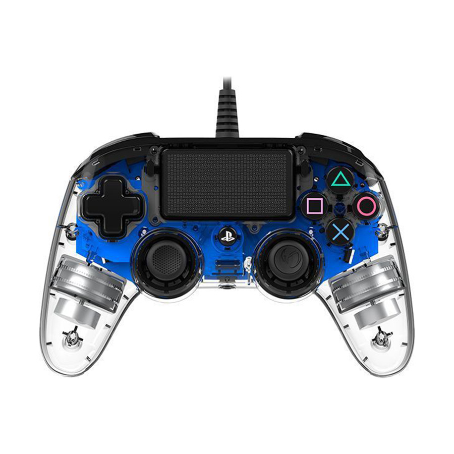 Bigben PS4 Nacon Compact Light Wired Controller prozirno-plavi - Image 2