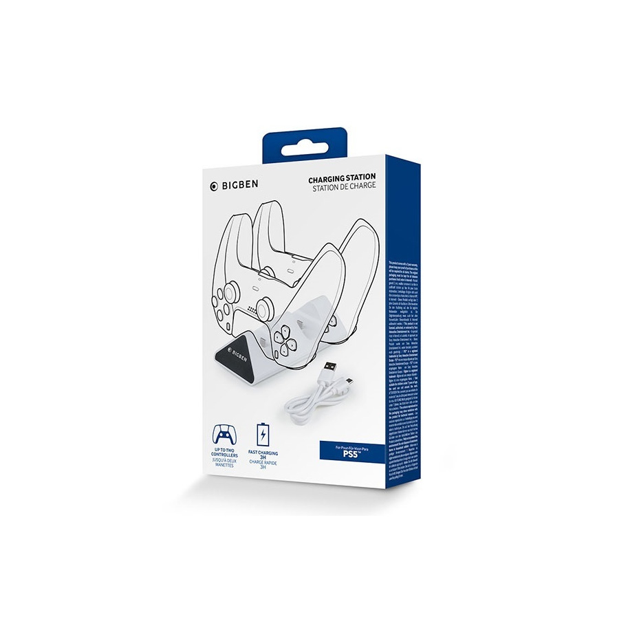 Bigben charging station za 2 x PS5 Dualsense kontrolere USB A - USB c kabel