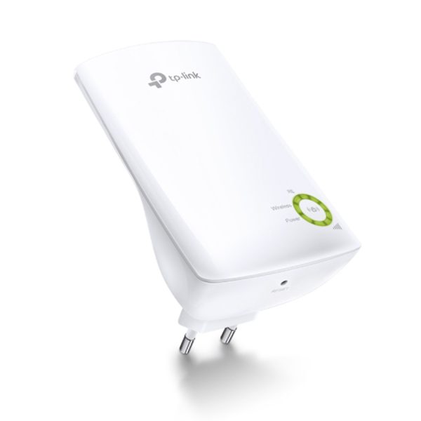 Repeater TL-WA854RE, 300Mbps Wireless N Wall Plugged Range Extender, QCOM, 2T2R, 2.4GHz, 802.11n/g/b, Ranger Extender button, Range extender mode, wit