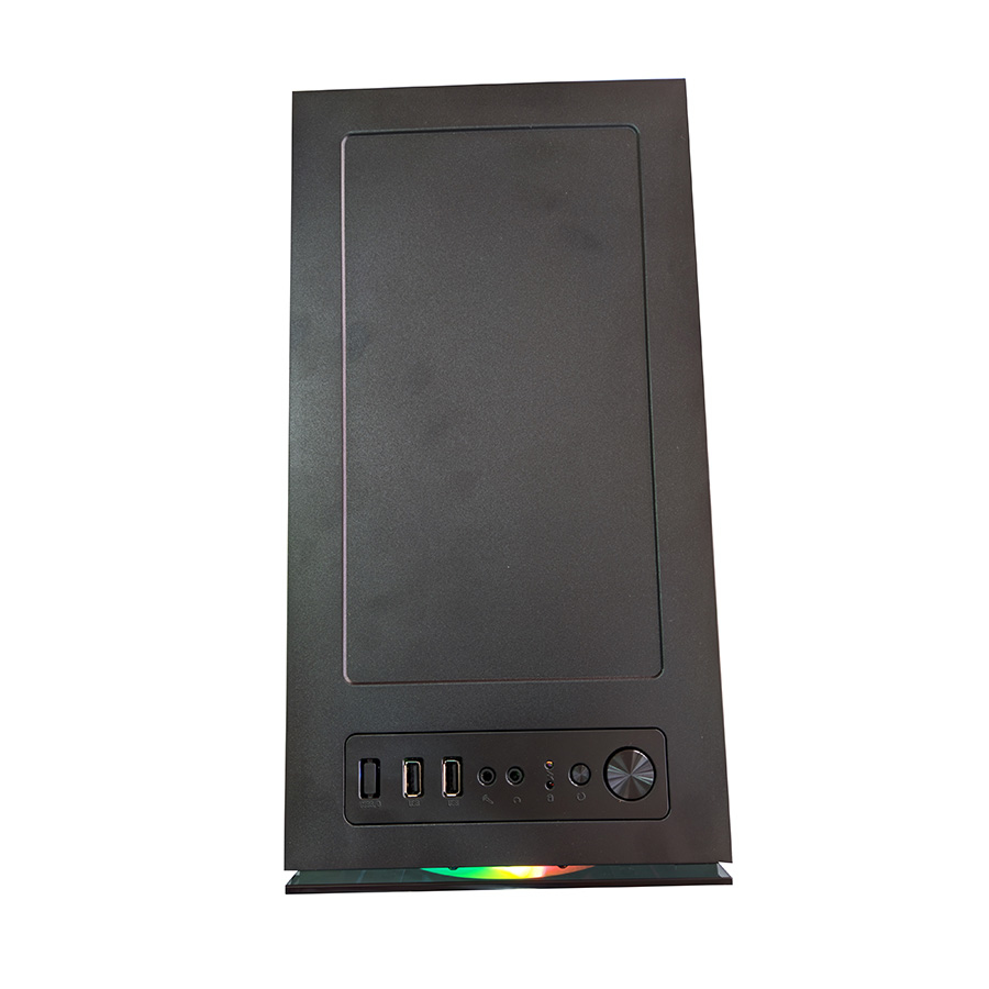 KUĆIŠTE GNC EZ COOL GAMING ND-570 BEZ NAPAJANJA, prozirna stranica, 3x120mm RGB ventilator - Image 3