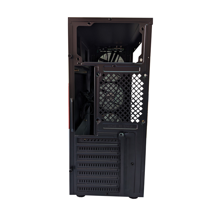 KUĆIŠTE GNC EZ COOL GAMING ND-570 BEZ NAPAJANJA, prozirna stranica, 3x120mm RGB ventilator - Image 7