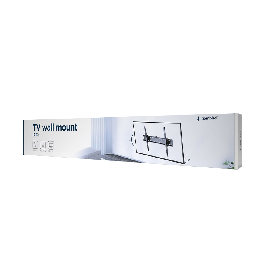 Zidni nosač GEMBIRD WM-70T-02 nagib, 37”-70” - Image 3